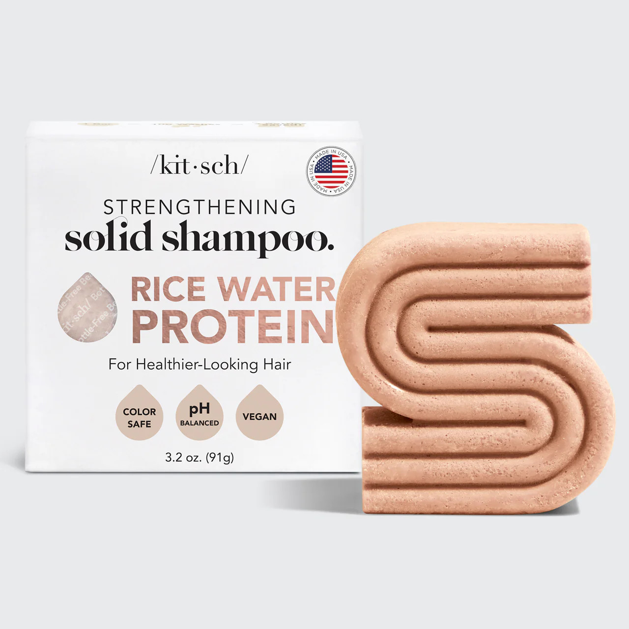 Rice Water Shampoo Bar for Hair Growth | Kitsch