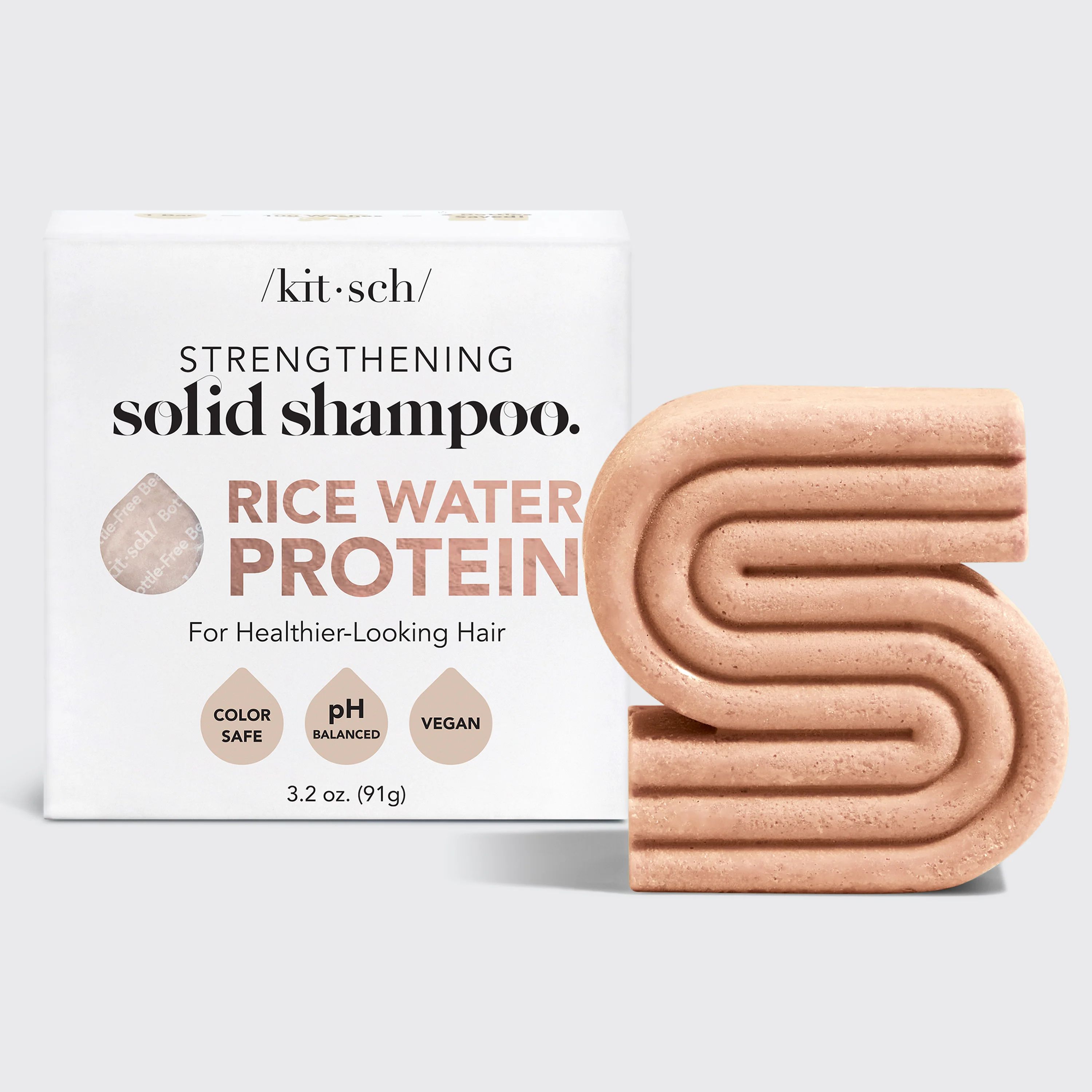 Rice Water Shampoo Bar for Hair Growth | Kitsch