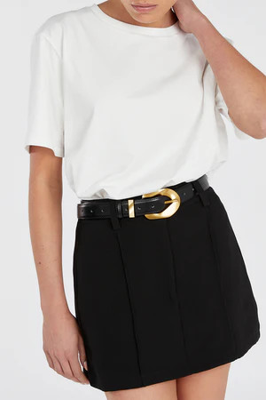 ROWAN BLACK SKORT | DISSH