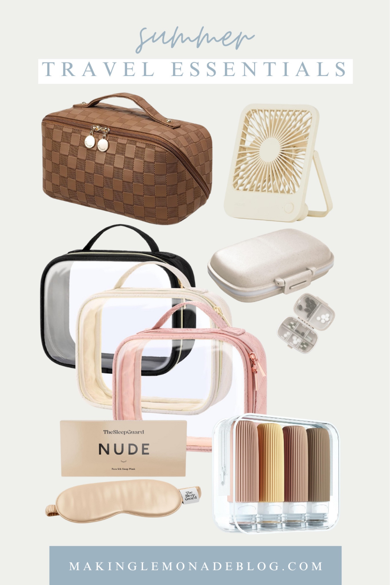 Summer travel essentials.

Stay organized and prepared with these traveling essentials. Whether you’re heading to the beach, mountains, or overseas this summer  - your favorite beauty and personal care items will be neat and organized for your summer travel. 

#LTKFindsUnder50 #LTKBeauty #LTKTravel