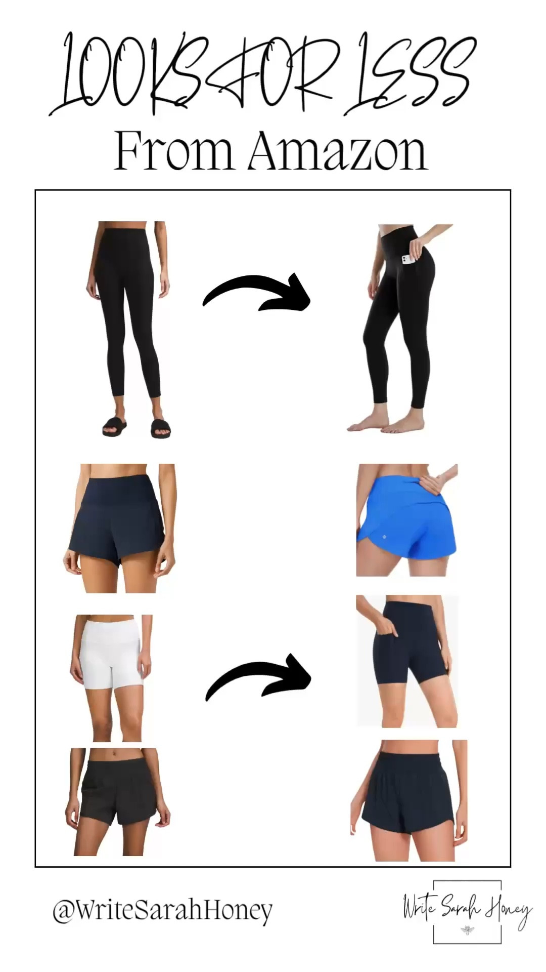 Score Big on Amazon's Looks for Less! Shop Now! Follow Write Sarah Honey for all the amazing deals!

#AmazonDeals
#LimitedTimeOffer
#AmazonFinds
#DealsOnAmazon
#FlashDeal
#AmazonSavings
#ShopAmazon
#AmazonSteals
#ExclusiveDeal
#LookforLess 

#LTKActive #LTKSaleAlert #LTKfitnessgoals