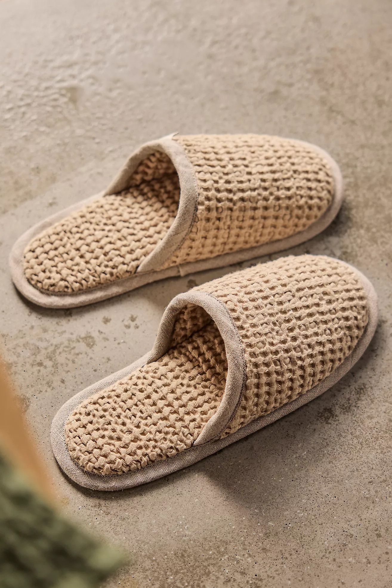 Waffle Weave Slippers | Anthropologie (US)