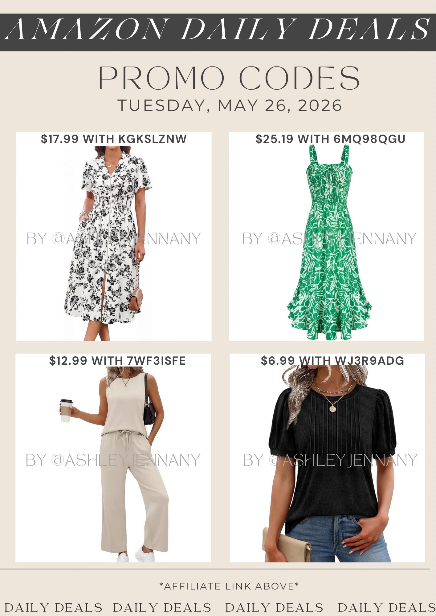 Amazon deals

#LTKSaleAlert #LTKMidsize #LTKootd