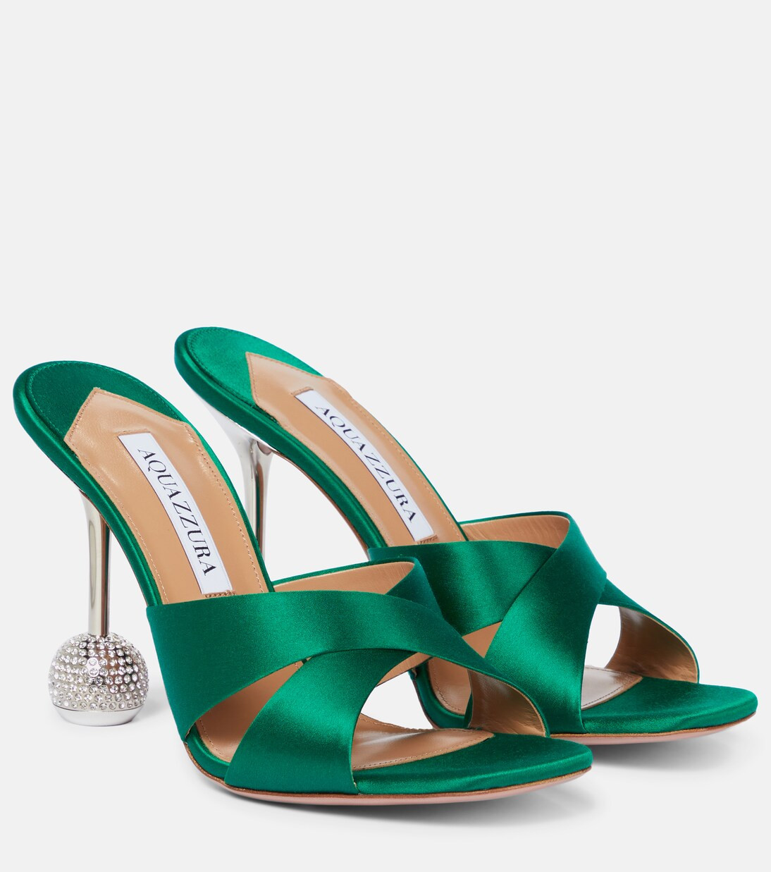 Yes Darling 95 satin sandals | Mytheresa (US/CA)