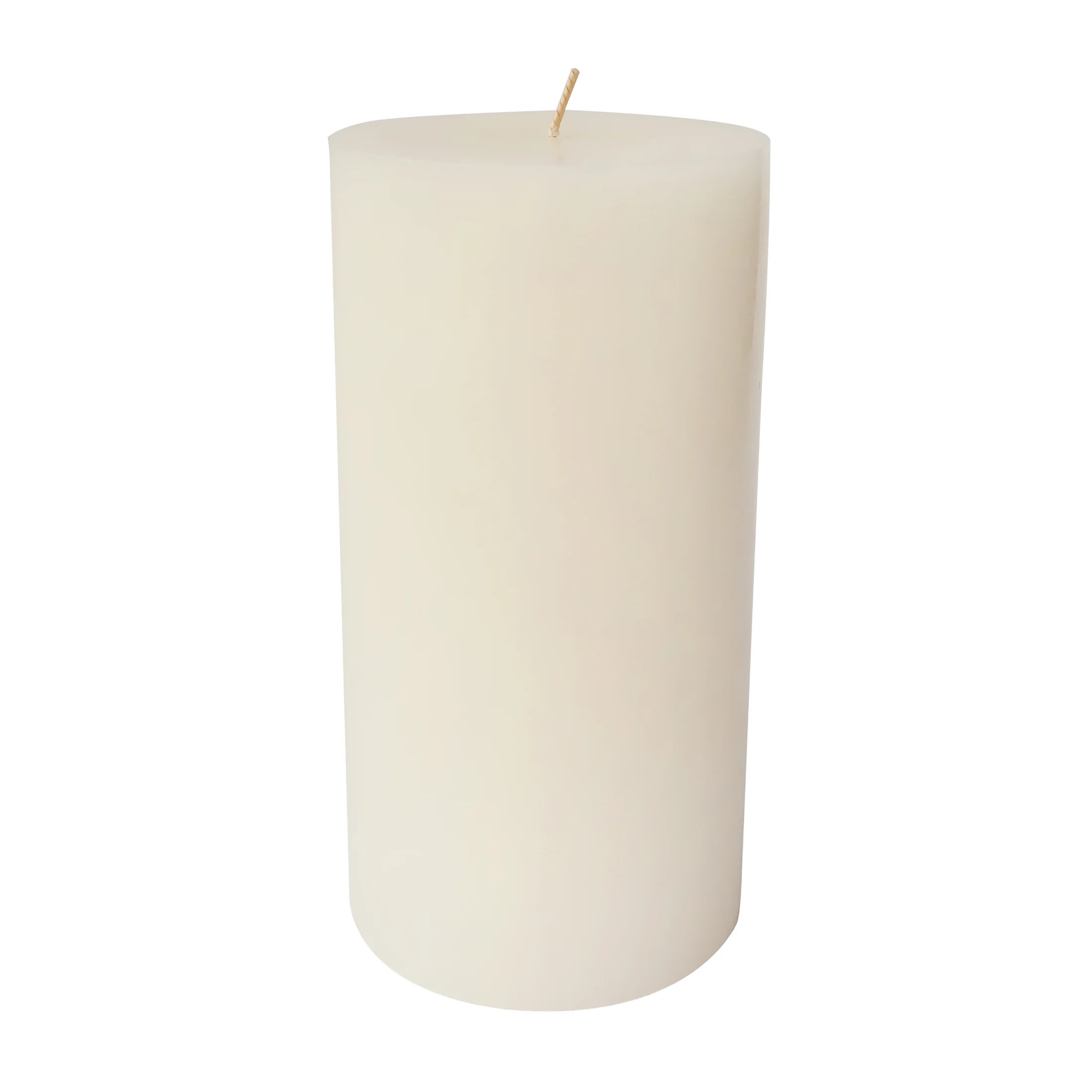 Mainstays Single Wick 3" x 6" Pillar Candle, Unscented, Ivory | Walmart (US)