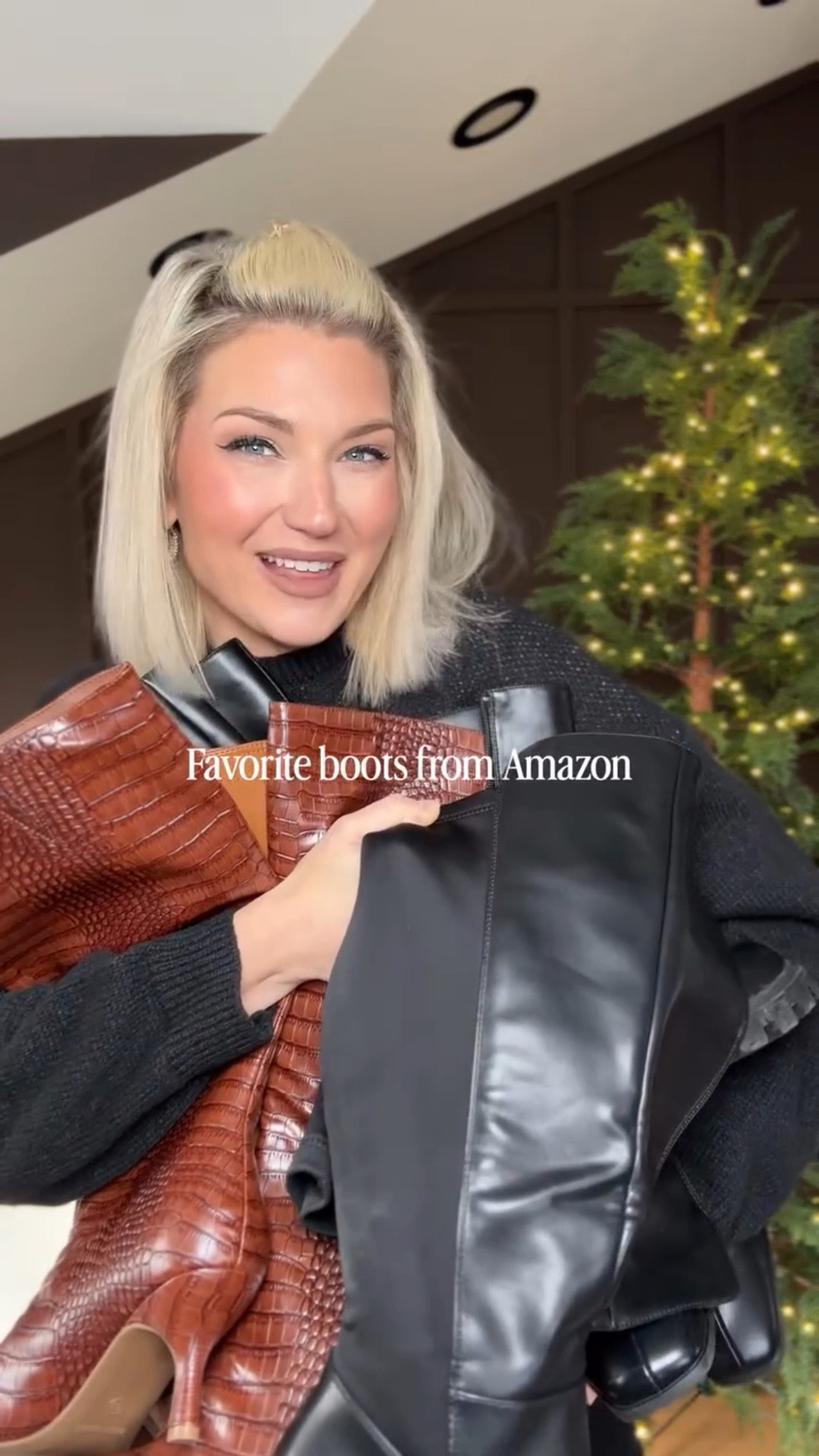 🛒💬 type the word “BOOTS” to shop! Step into style this season with my top 6 Amazon boots! 👢 From chic ankle booties to sleek knee-highs, these faux leather beauties in timeless brown and black are perfect for any occasion. Whether you’re dressing up or keeping it casual, there’s something for everyone! #AmazonFashion #amazonboots #bootseason #leatherboots #winterboots #amazonfashionfinds #amazonfavorites #amazonmusthaves #coldweatherfashion #winterfashion #winterfashion2025