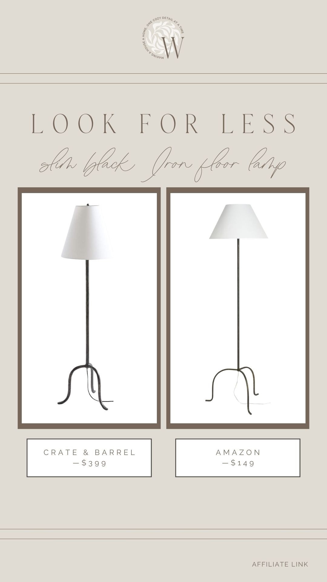 I love how sleek and minimal both of these floor lamps are! The curved iron as the base brings an elegance to these pieces. A beautiful luxe or less! 

#LTKHome #LTKSaleAlert