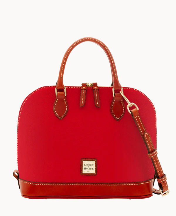 Pebble Grain Zip Zip Satchel | Dooney & Bourke (US)