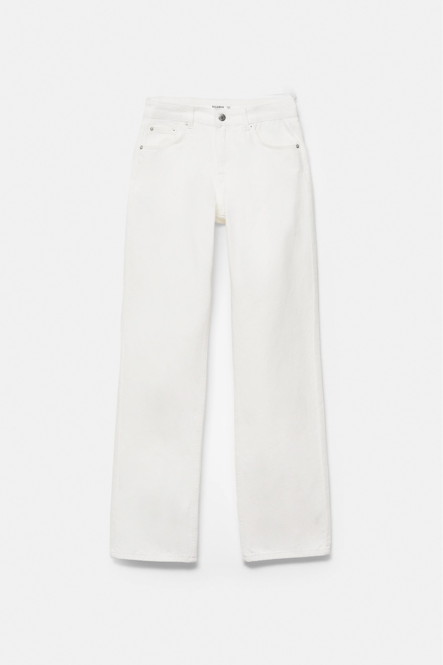Mid-waist straight-leg jeans | PULL and BEAR UK