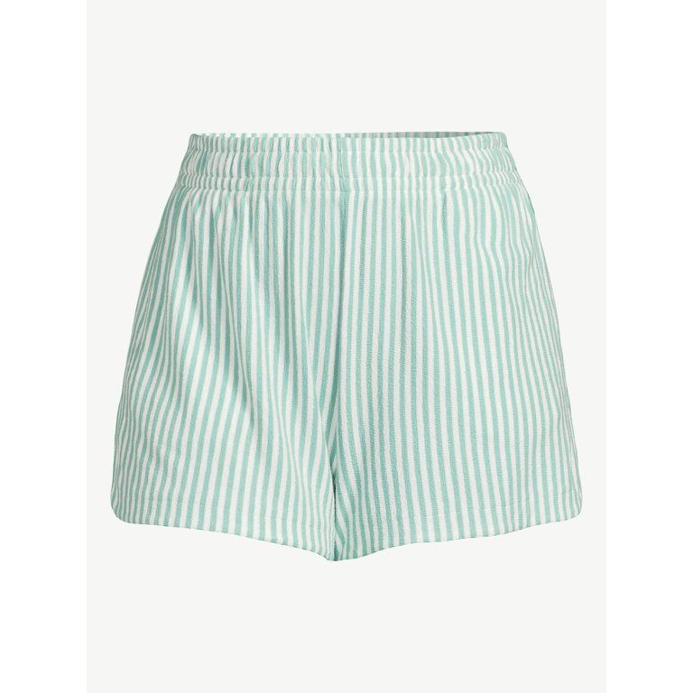 Free Assembly Women's Cotton Shorts with Side Slits - Walmart.com | Walmart (US)