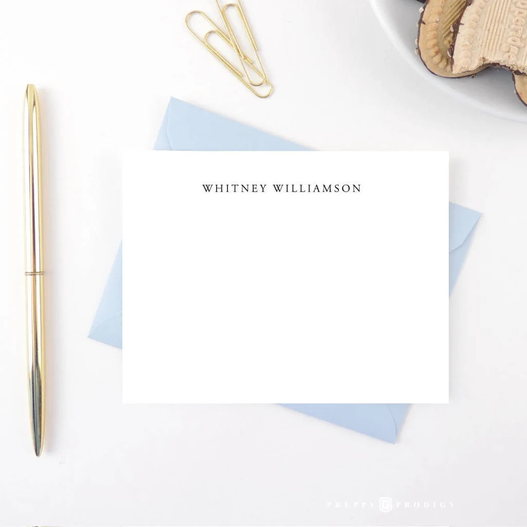 Personalized Stationery Note Card Set / Personalized Gift / - Etsy | Etsy (US)