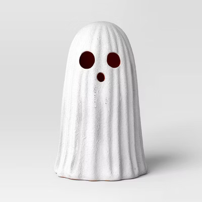 6.75" Small Terracotta Textured Ghost Decorative Sculpture - Hyde and EEK! Boutique™ Matte Whit... | Target