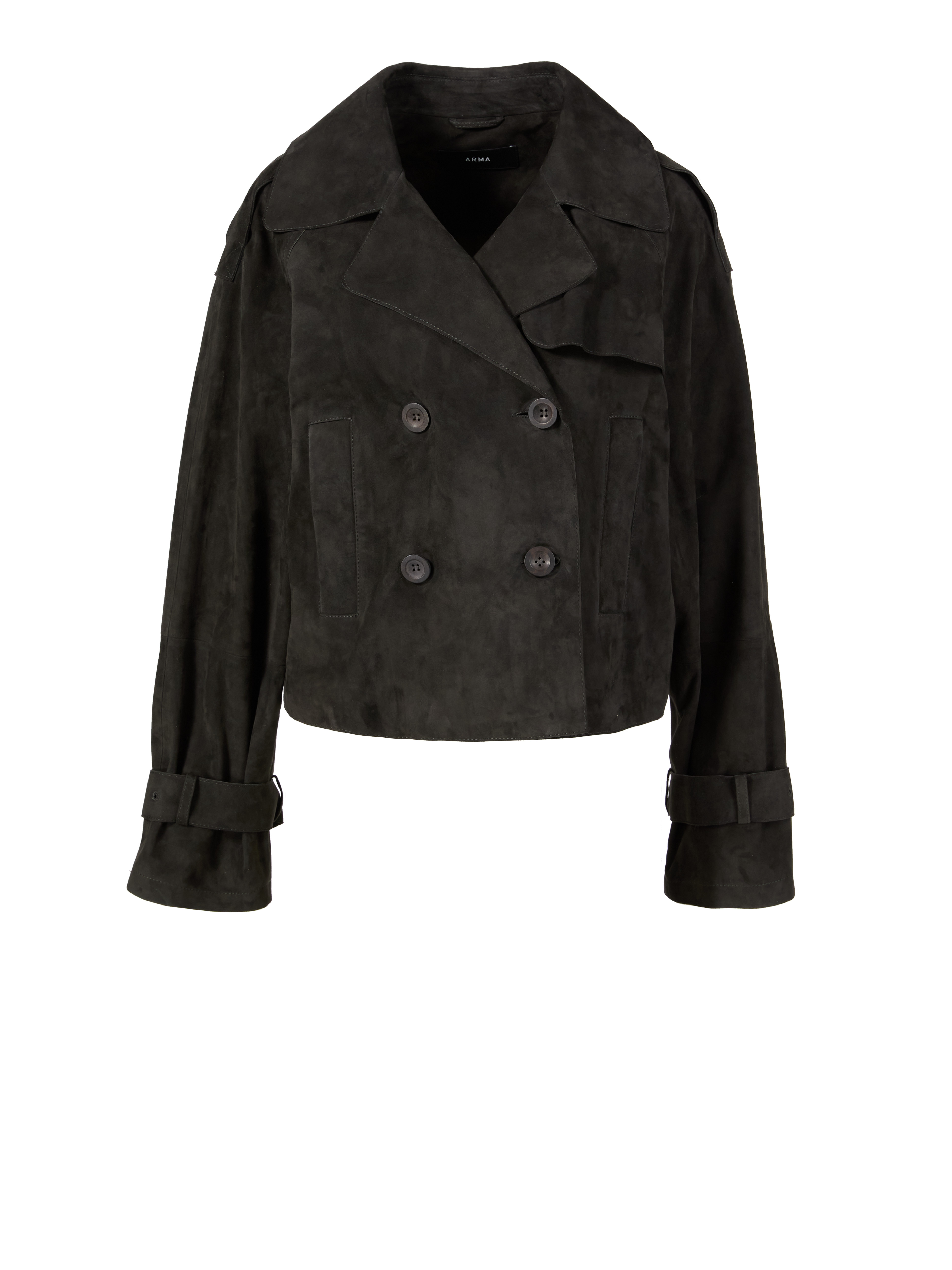 Velourlederjacke 'Sia' Anthrazit | 36 | 2455000217633 | Unger-Fashion.com