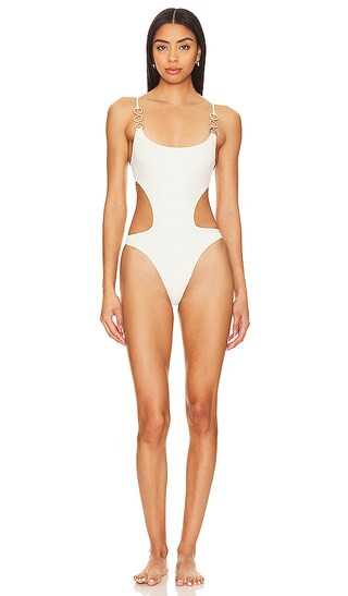 Giselle One Piece in Ivory | Revolve Clothing (Global)