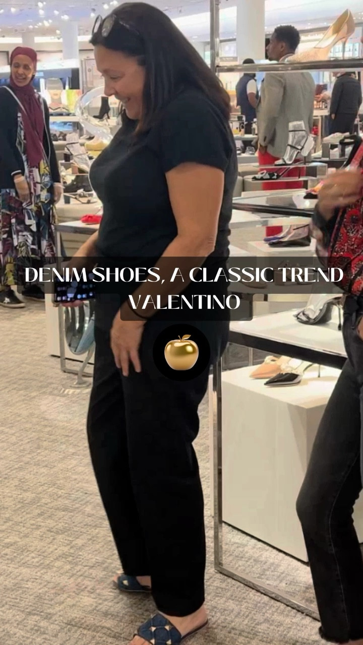 Denim shoes by Valentino might not always be the most comfortable right out of the box, but oh, how they transform an outfit! 🥿✨ Sometimes, it's all about finding that right fit—whether it's a snug 39 or giving them a little time to stretch at the end of a long day. Remember, your shoes might feel different after a busy day on your feet! 😊

#LTKVideo #LTKStyleTip #LTKShoeCrush