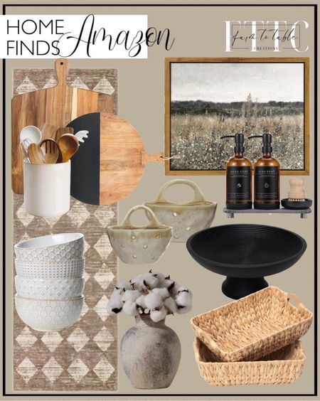 Amazon Home Finds. Follow @farmtotablecreations on Instagram for more inspiration.

InSimSea Framed Canvas Wall Art Home Decor, Meadow with Flowers Painting Wall Art Prints. Luxury] Kitchen Soap Dispenser Set - 16OZ Amber Glass Bottle, Stainless Steel Pump, Instant Dry Tray. getstar Utensil Holder, Large Kitchen Utensil Holder with Cork Mat, Farmhouse Kitchen Decor. Acacia Wood Cutting Board and Chopping Board with Handle for Meat, Cheese Board, Vegetables, Bread, and Charcuterie - Decorative Wooden Serving Board for Kitchen and Dining Room, Large 17” x 13”. Acacia Wood Cutting Board and Chopping Board with Handle for Meat, Cheese Board, Vegetables, Bread, and Charcuterie - Decorative Wooden Serving Board for Kitchen and Dining Room, Large 17” x 13”. Mud Pie Large Round Wooden Serving Board, Black, 24" x 20". Creative Co-Op Stoneware Handles, Set of 2 Colanders, 8" L x 7" W x 5" H, Beige. Folkulture Wood Fruit Bowl or Decorative Pedestal Bowl for Table. Lahome Moroccan Treills Runner Rug - 2x6 Beige Washable Rug Runner Carpet Runners for Hallway 6ft Non Skid, Checkered Long Kitchen Bathroom Non Skid Runner Rug for Bedroom Hallway. LE TAUCI Cereal bowls 26 OZ, Ceramic Soup Bowl for Kitchen, Embossment Stoneware Bowl House-warming Gift for Soup. FairyHaus Wicker Baskets with Handles, Natural Wicker Basket for Organizing Shelves, Small Hand Woven Water Hyacinth Storage Baskets Set of 2. SIDUCAL Ceramic Decorative Flower Vase. 

Amazon Home Finds. Affordable Kitchen Decor. Affordable Home Decor. 


#LTKSaleAlert #LTKFindsUnder50 #LTKHome