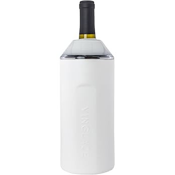 Vinglacé Wine Bottle Chiller- Portable Champagne Insulator- Stainless Steel Wine Cooler Sleeve -... | Amazon (US)