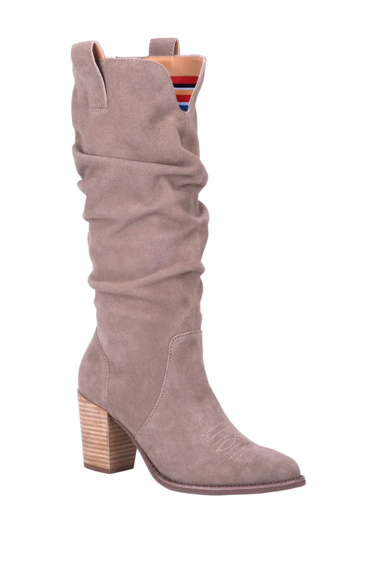 DINGO Cantina Western Suede Slouchy Knee High Boot at Nordstrom Rack | Nordstrom Rack