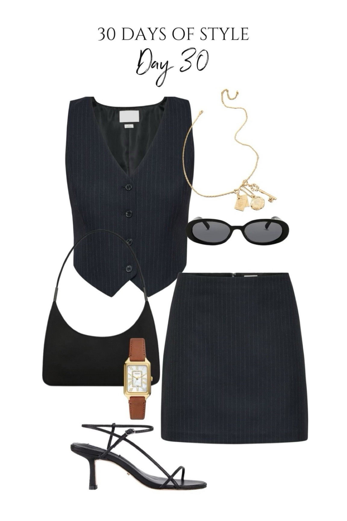 30 Days of Style - Day 30! Our inspo - 90s Elle Macpherson 😻 Linking a few other navy pinstripe favs as there are so many good ones right now! 

#LTKstyletip