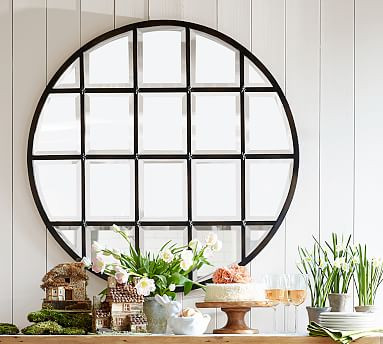 Eagan Multipanel Round Wall Mirror 44" | Pottery Barn (US)