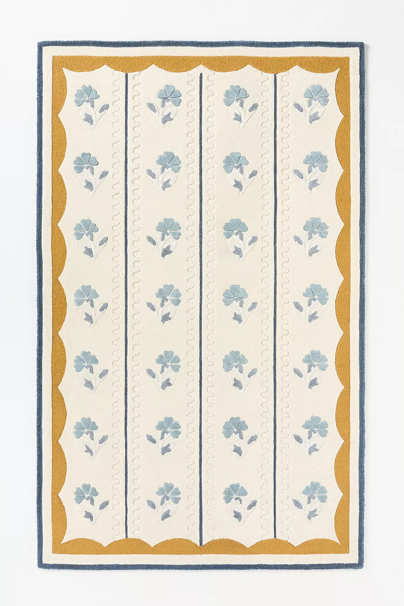 Essex Hand-Tufted Wool Blend Floral Rug | Anthropologie (US)