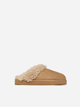 Faux-Fur Slippers – Beige – Women – ARKET GB | Arket UK