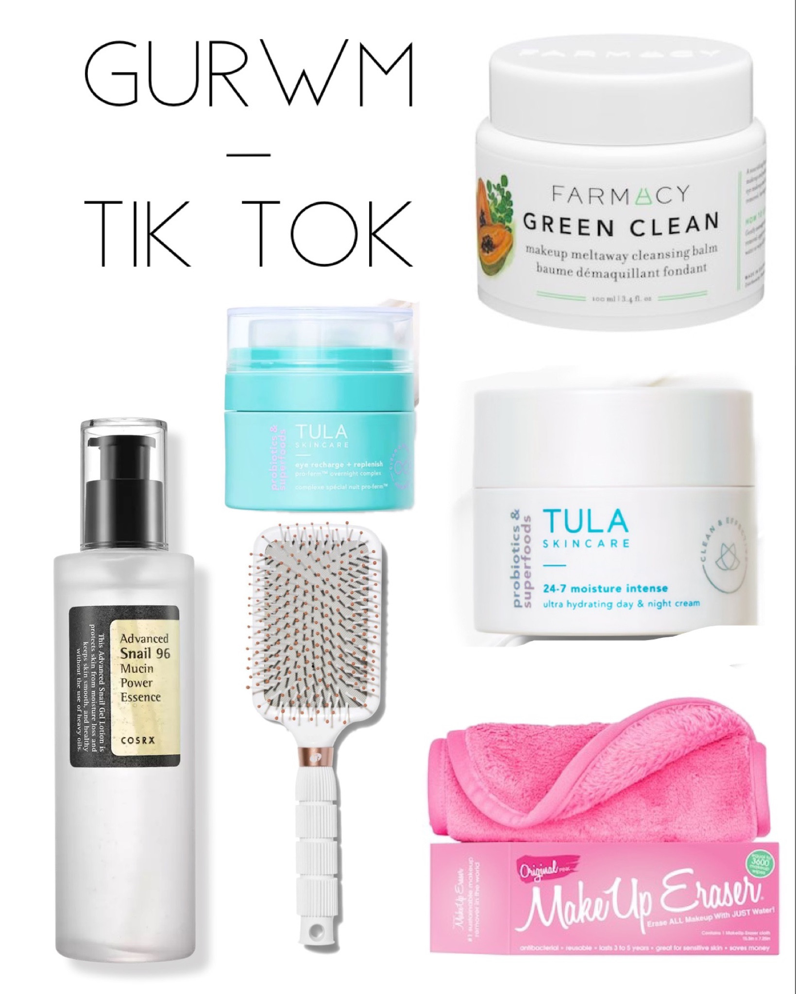 Get “Unready” With Me - makeup melt 

Tula Code: KristinRose 
T3 Code: KristinT320

Farmacy Beauty Green Clean 
Makeup Eraser 
Snail Mucin 
T3 Paddle Brush 
Tula Eye Recharge & replenish 
Tula 24/7 Moisture Intense 

#LTKbeauty