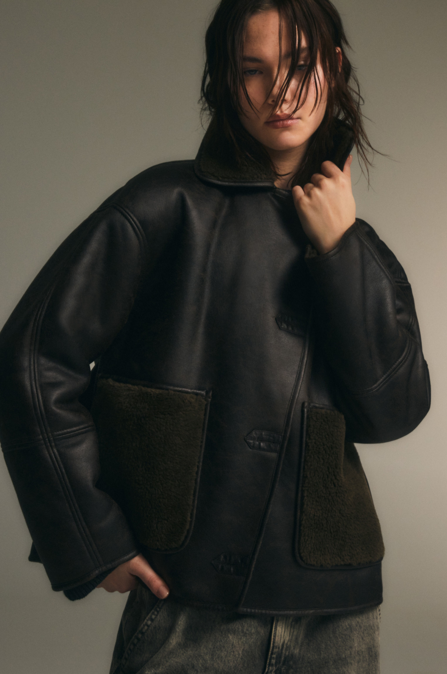 SHORT DOUBLE-FACED COAT | PULL and BEAR UK