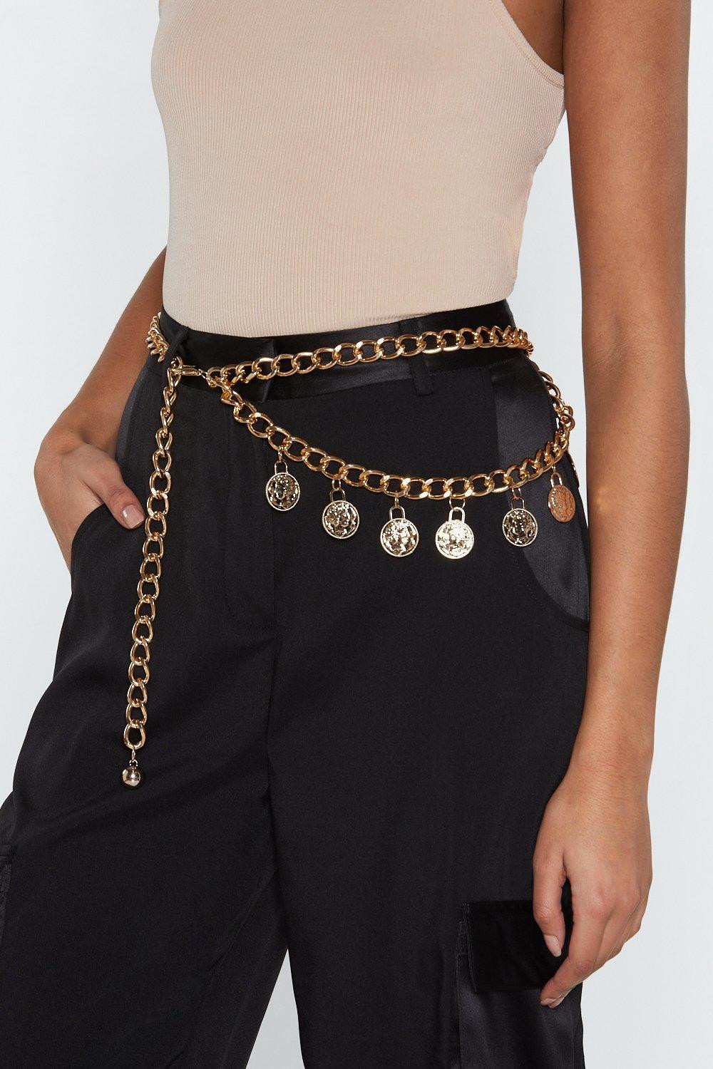 That Makes Cent Coin Chain Belt | NastyGal (US & CA)