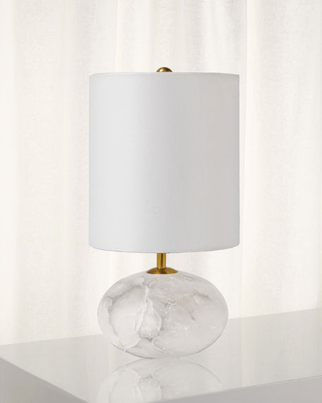 Regina Andrew Alabaster Mini Orb Table Lamp | Neiman Marcus