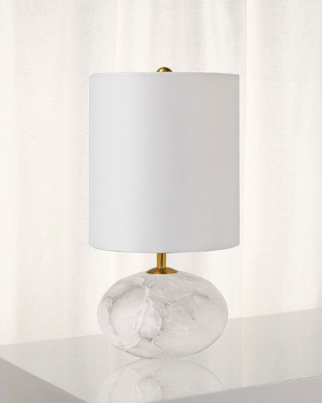 Regina Andrew Alabaster Mini Orb Table Lamp | Neiman Marcus