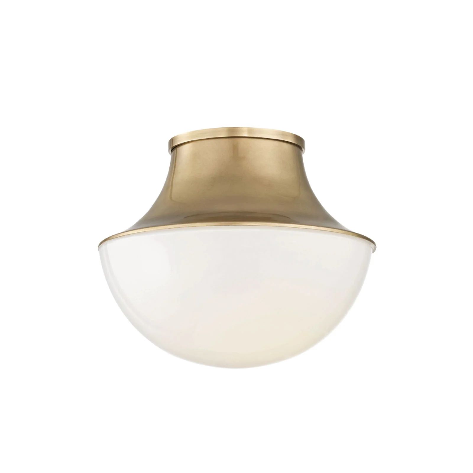 Crosby Flush Mount in Brass - Small | Brooke and Lou