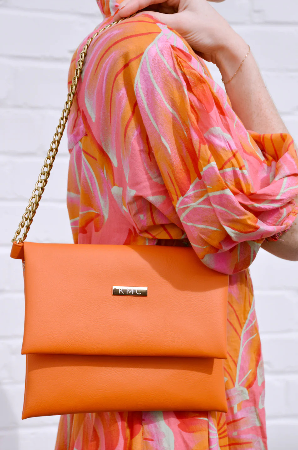 The KMC Everything Crossbody Bag Clementine | KMC Handbags