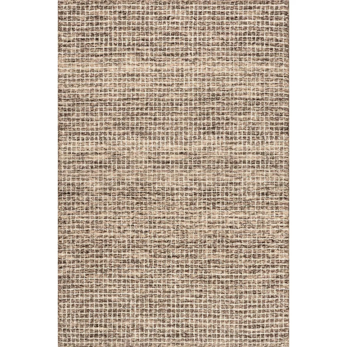 Nuloom Melrose Checked Wool Area Rug | Target