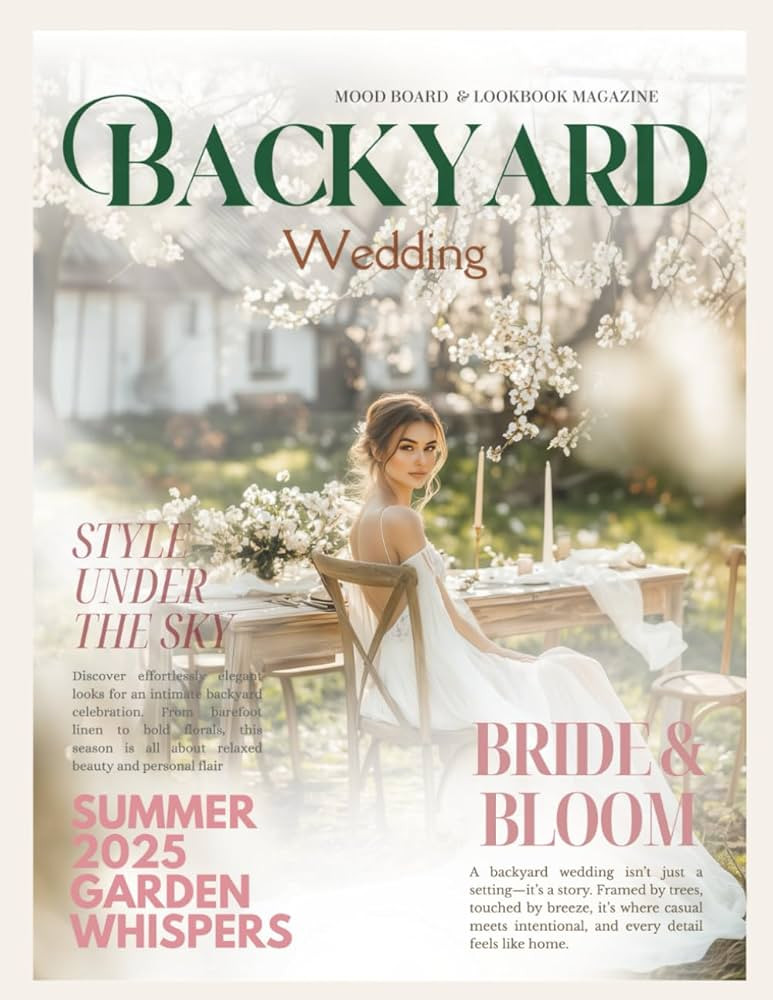 The Bride’s Dream Backyard Summer Wedding Magazine: The Ultimate Outdoor Bridal Inspiration Loo... | Amazon (US)