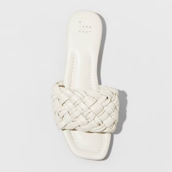 Women's Carissa Woven Slide Sandals - A New Day™ | Target