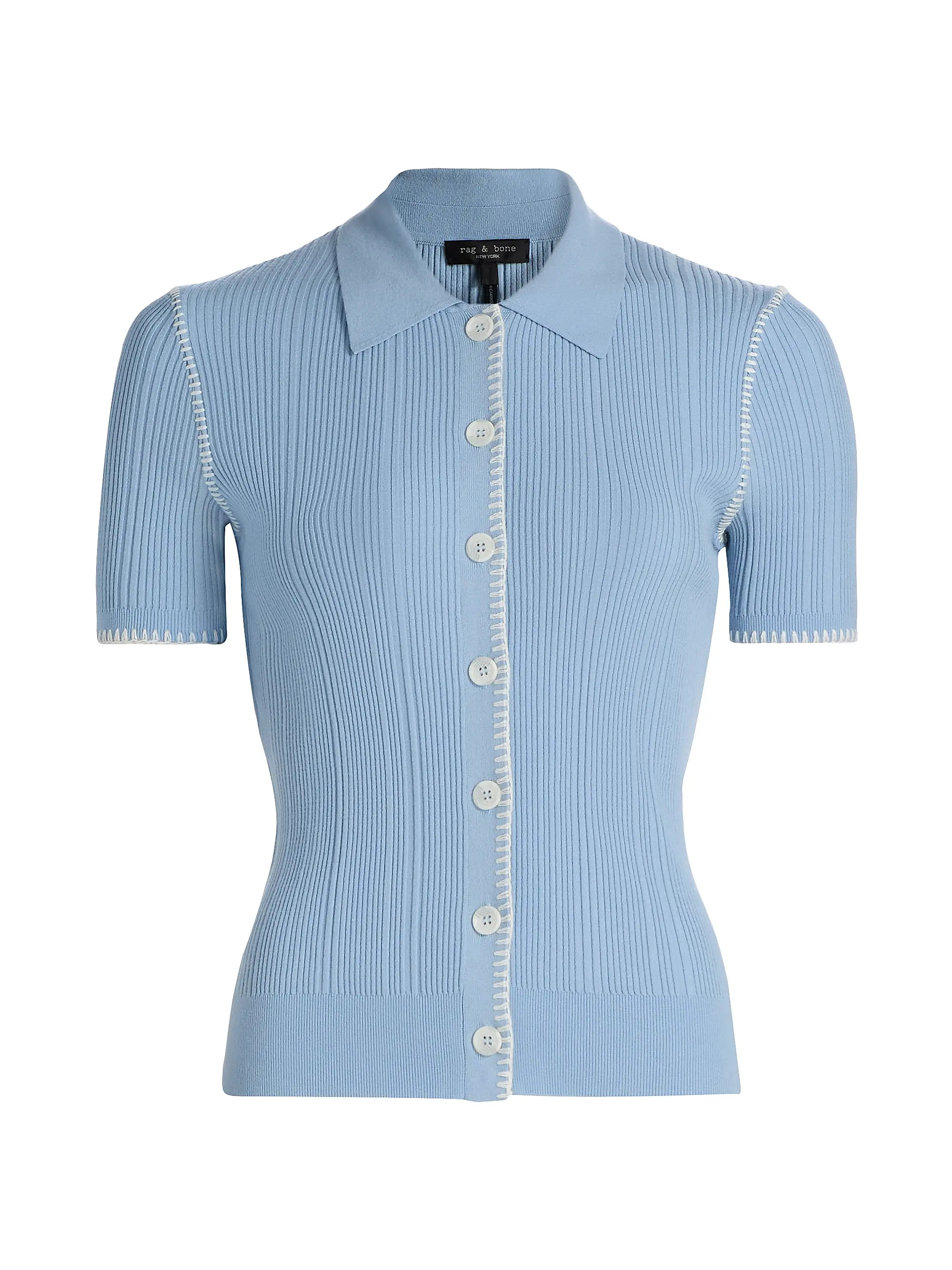 Harper Short-Sleeve Cardigan | Saks Fifth Avenue