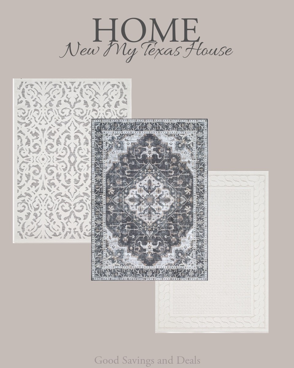 New area rugs from My Texas House at Walmart. Indoor and outdoor area rugs. Home decor.

#LTKHome