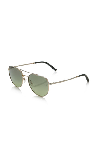 x Roger Federer R-10 Aviator-Frame Metal Sunglasses | Moda Operandi (Global)
