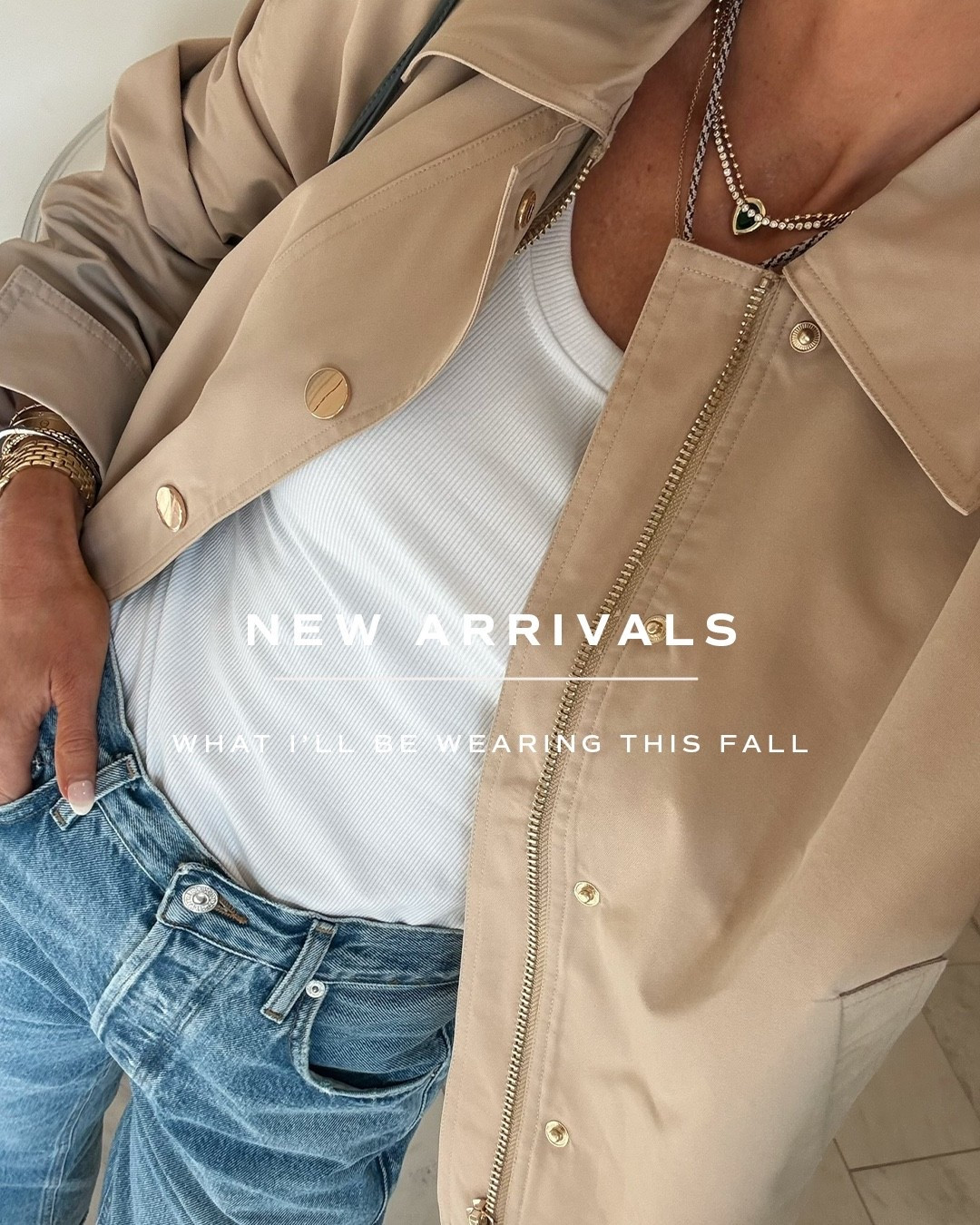 New pre-fall arrivals. I'm wearing a size small in my jacket and the jeans fit true to size.

#LTKfall #LTKjeans