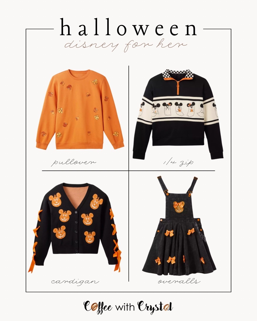 🎃👻 Disney just dropped new Halloween clothes and I am NOT okay 😭🧡 From pumpkin Mickeys to the cutest spooky details — I want them all! Which one’s your favorite?

#DisneyHalloween #DisneyStyle #DisneyOutfitInspo #LTKFinds #LTKStyle #LTKSeasonal #DisneyParksStyle #SpookySeasonStyle #DisneyForHer #LTK