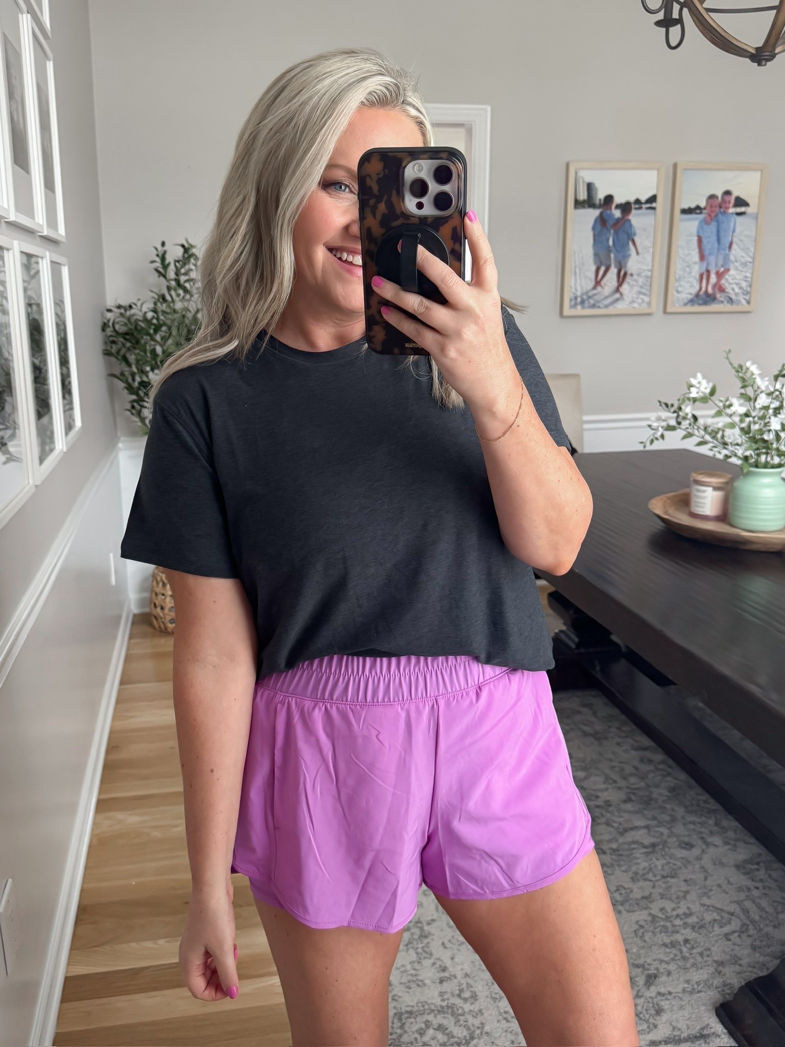 This is such a cute and easy active look for spring!! The black tee keeps it simple, and these bright athletic shorts add the perfect fun pop of color. It is lightweight, comfy, and perfect for walks, errands, or busy days on the go.

Wearing size small.

spring outfit ideas athletic shorts outfit black t shirt outfit casual activewear everyday style comfy outfit athleisure outfit womens spring fashion workout outfit ideas sporty chic look lovelylifestyling

#LTKootd #LTKActive #LTKOver40