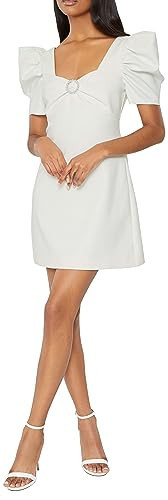 LIKELY Women's Mini Bronte Dress, White | Amazon (US)
