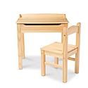 Melissa & Doug Wooden Lift-Top Desk & Chair - Honey | HSN