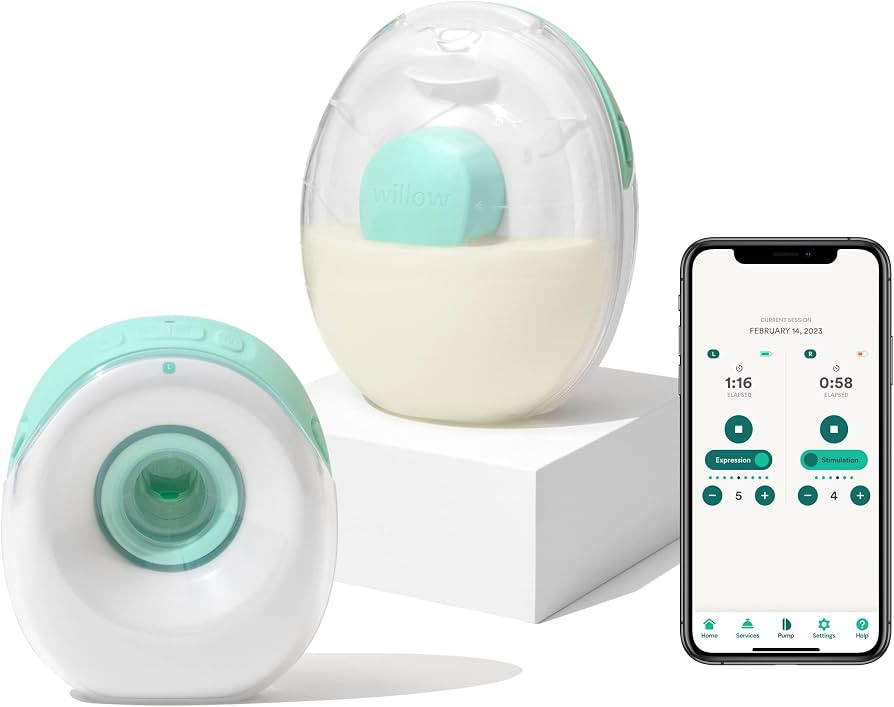 Willow Go - Hands Free Breast Pump - Wearable Breastfeeding Pump - Portable, Electric, Cordless, ... | Amazon (US)