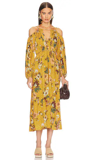 Noemi Dress in Amber | Revolve Clothing (Global)