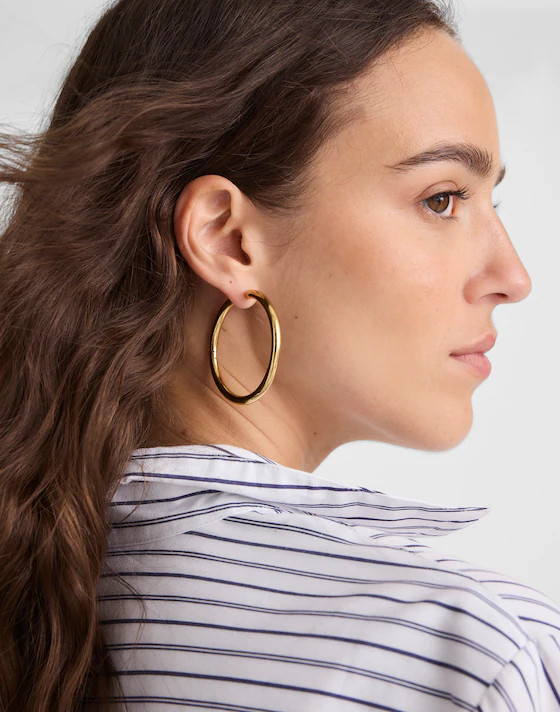 Chunky Large Hoop Earrings | Madewell