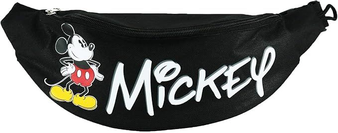 Disney Mickey Mouse Waist Pack, Black | Amazon (US)