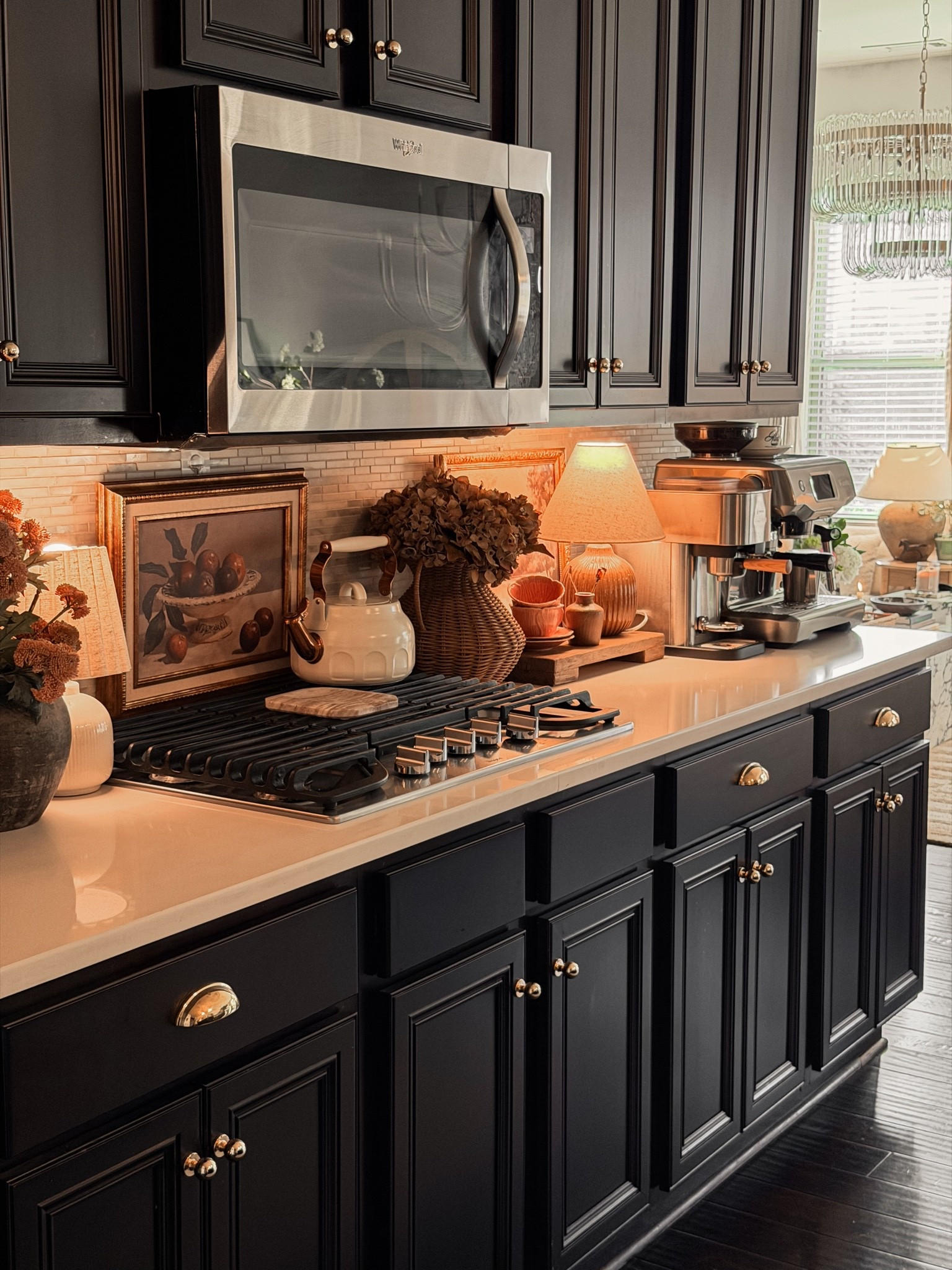Kitchen counter finds, studio mcgee artwork, lamp, coffee maker, artwork, teapot

#LTKHome