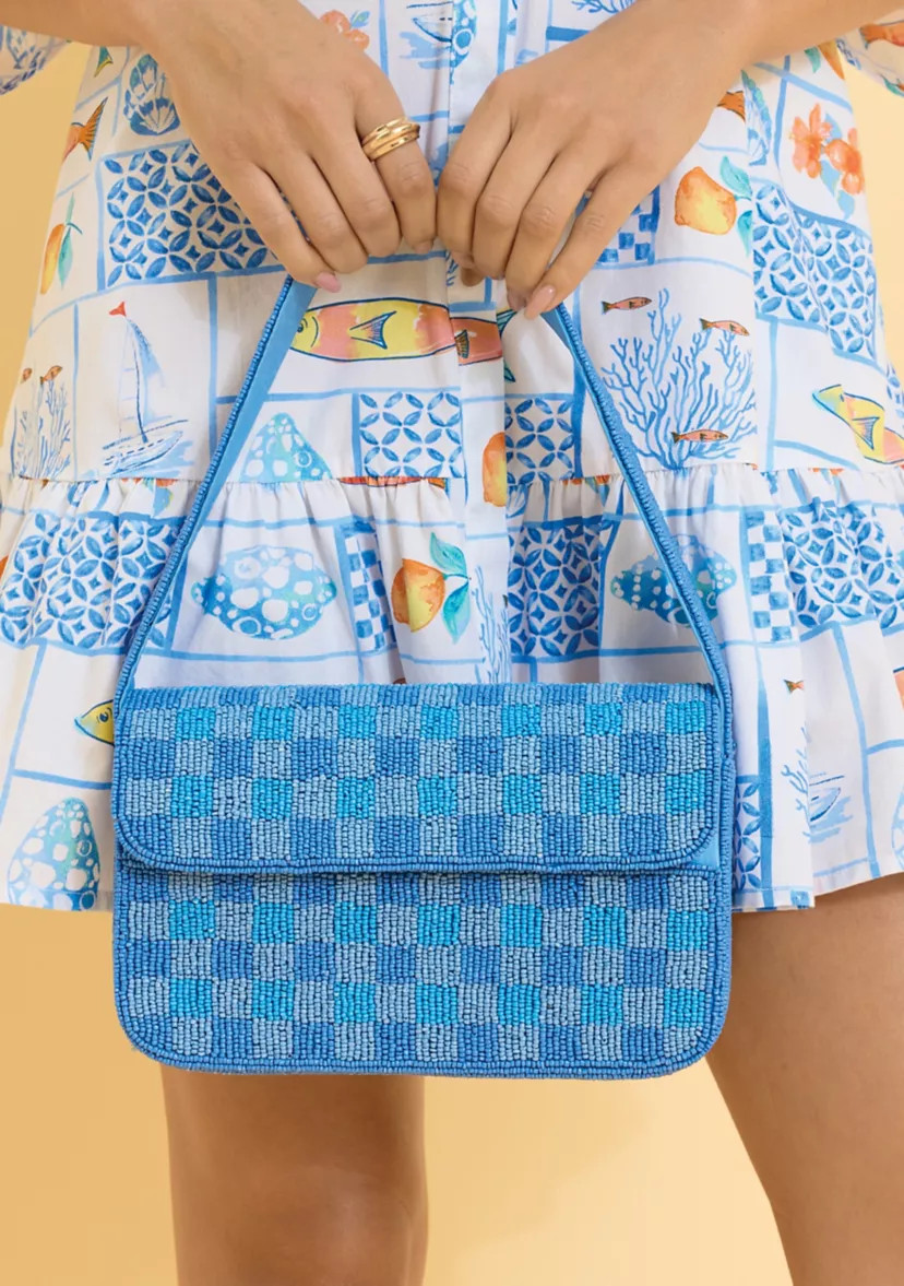 Sewing Down South x Crown & Ivy™ Beaded Shoulder Bag | Belk